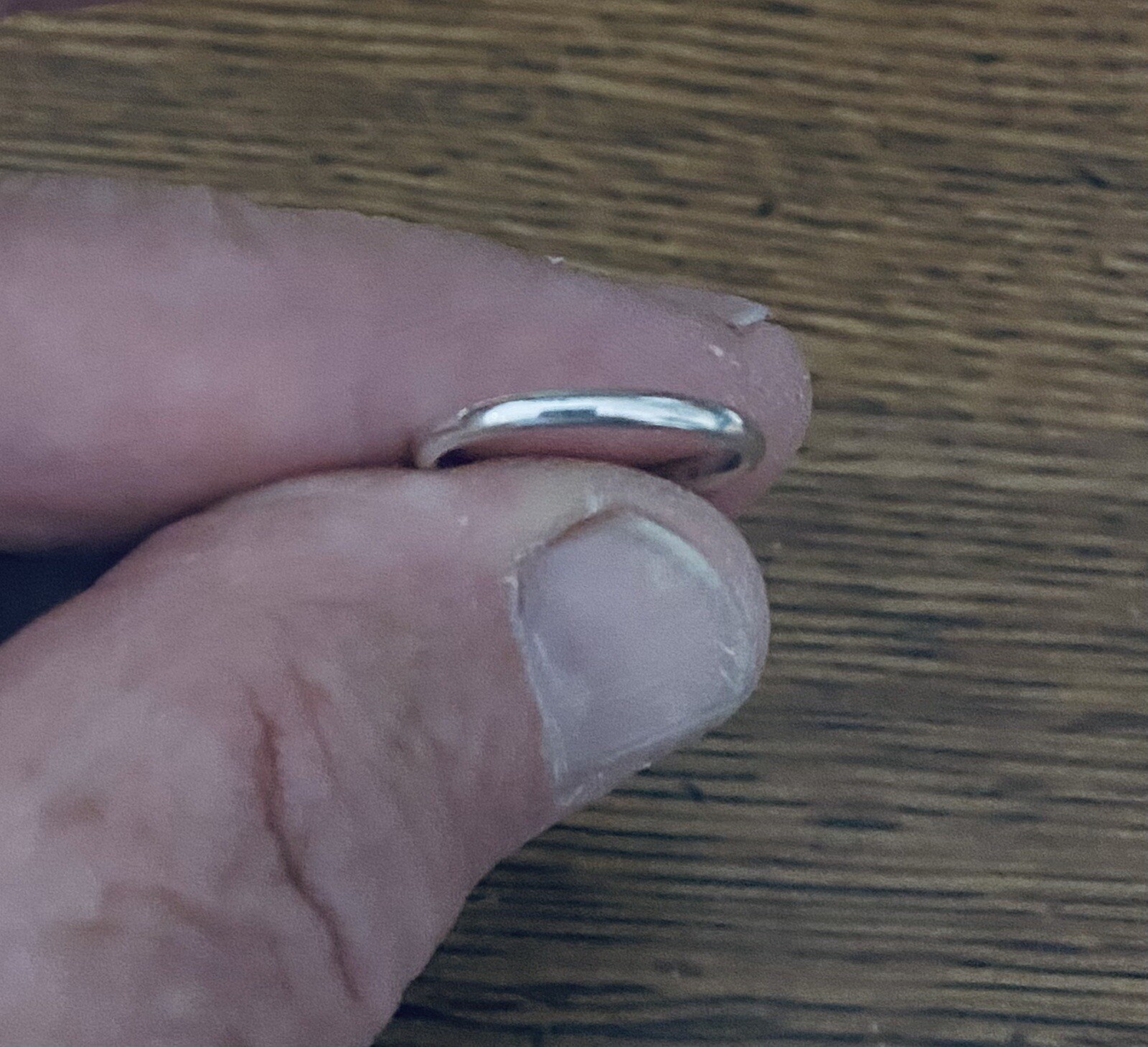 Thin Sterling Band