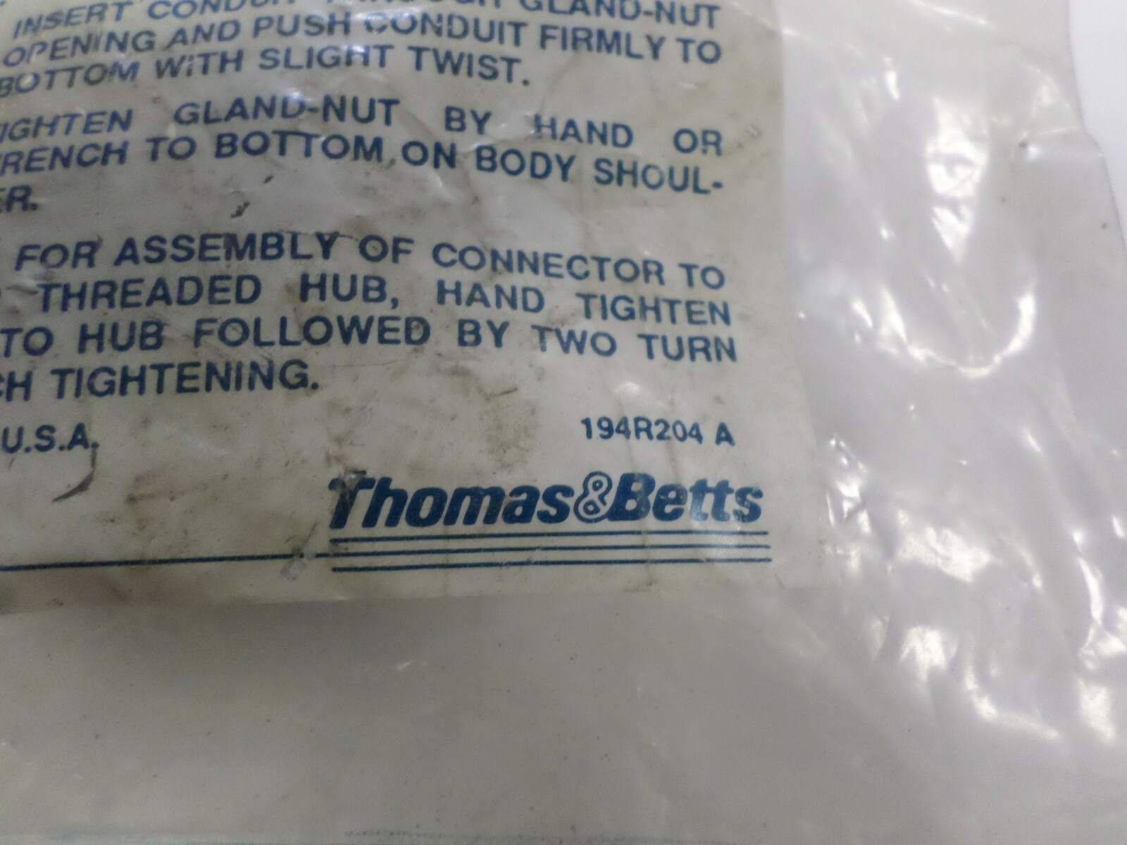 THOMAS & BETTS 194R204A