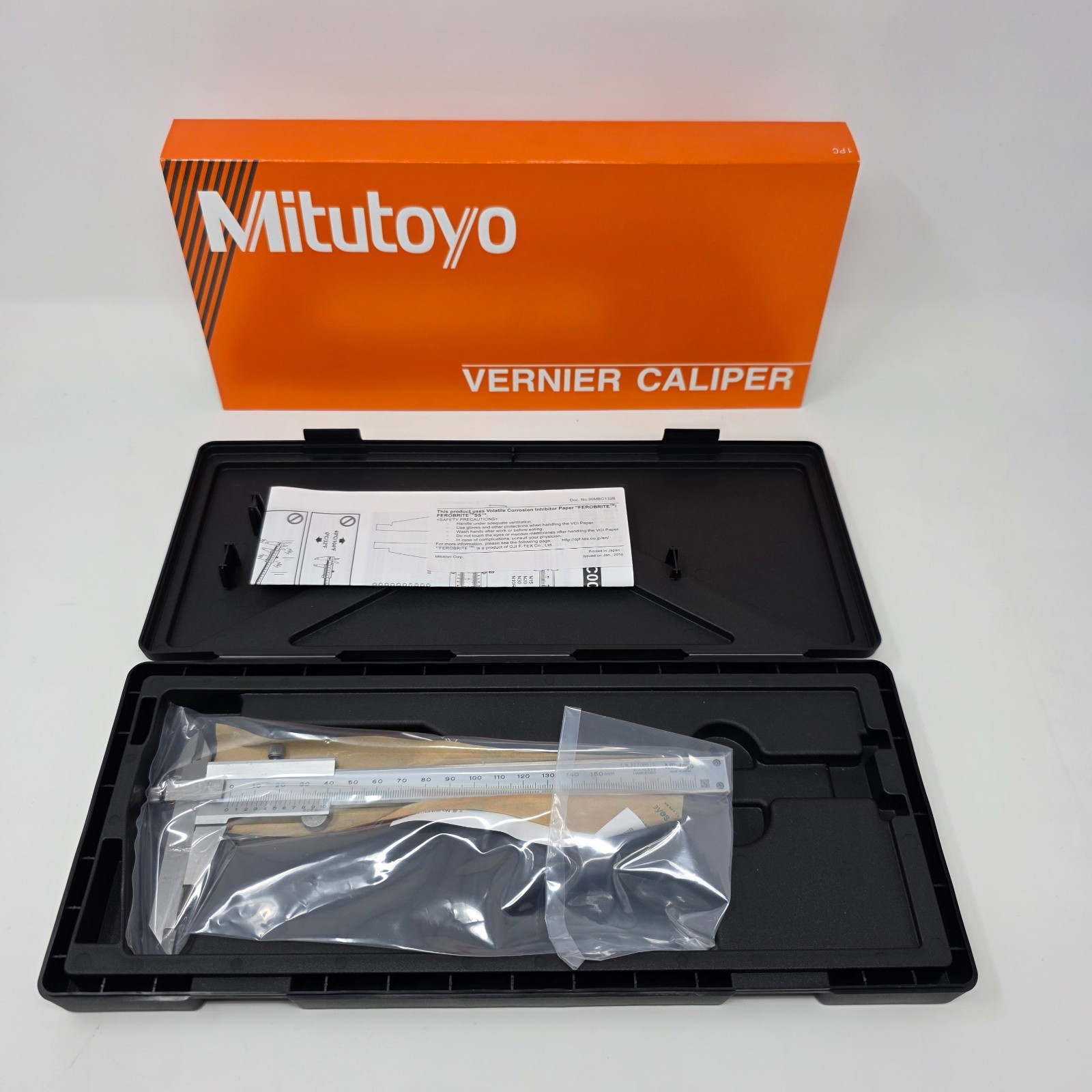 Mitutoyo 0-150mm Range Vernier 0.05mm Grad OFFSET JAW Caliper 536-101 NT10-15