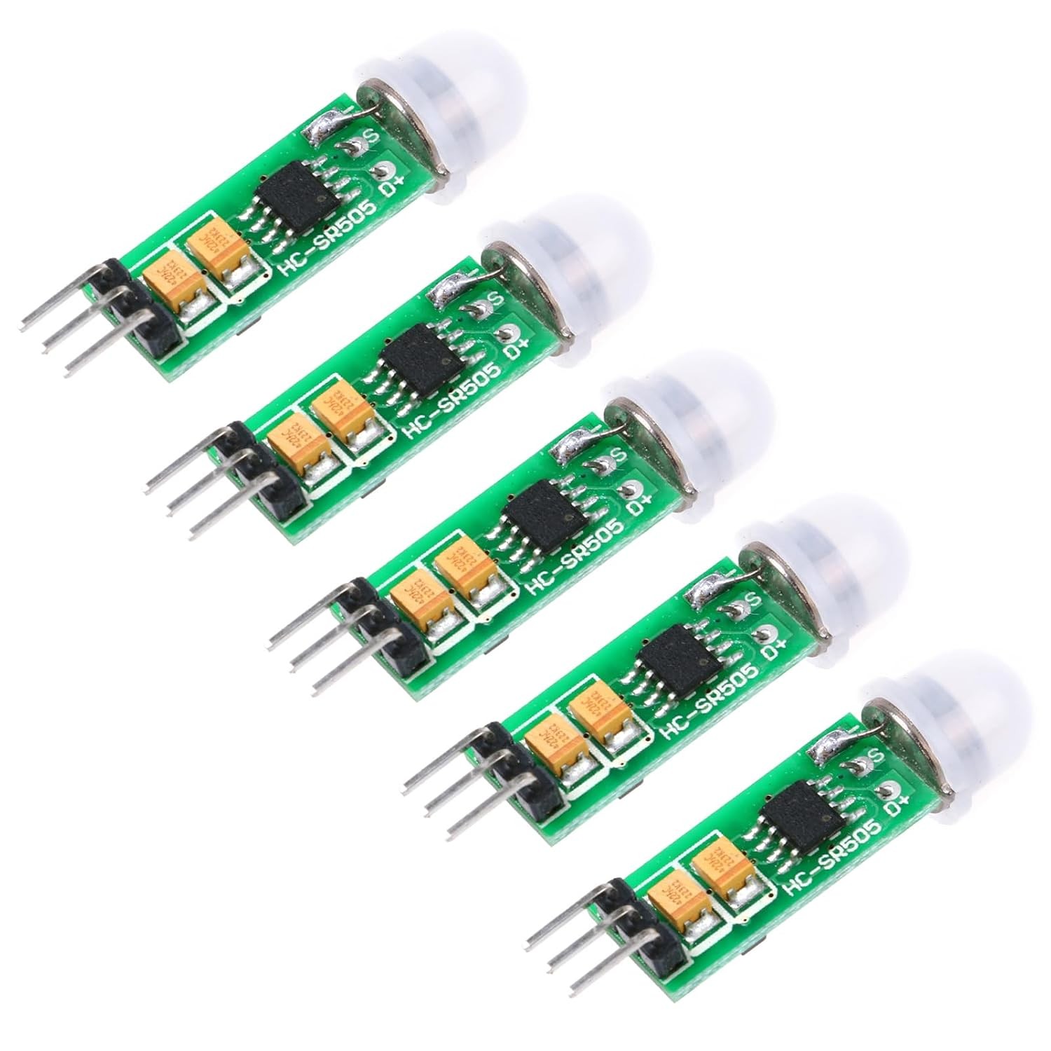5Pcs HC-SR505 Mini PIR Motion Sensor Module Pyroelectric Human Body Detection