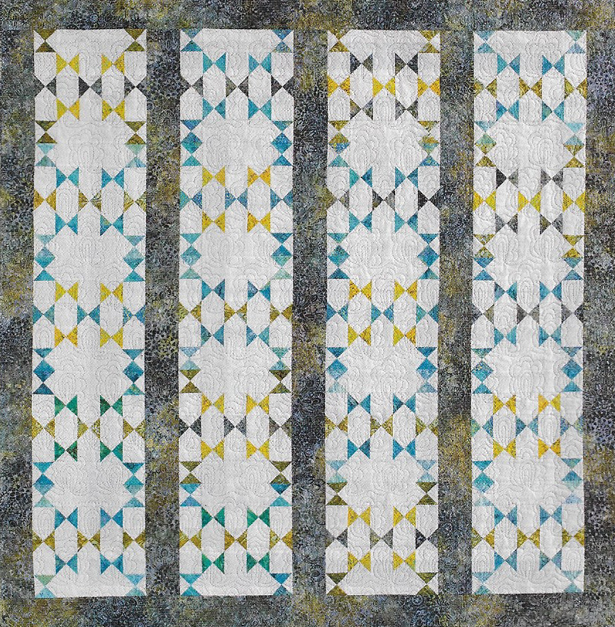 Sparkling Windows Quilt quilting pattern instructions