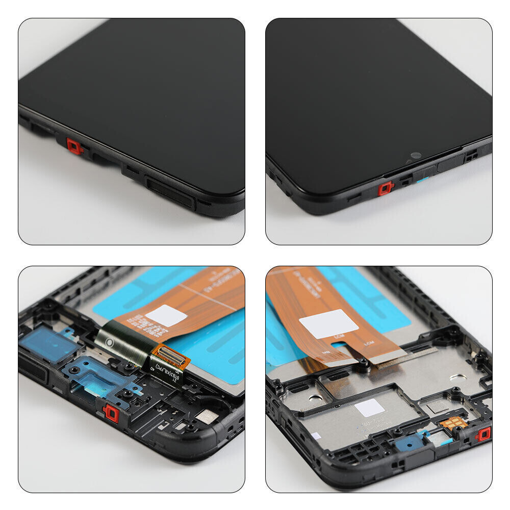 For Samsung Galaxy A04 SM-A045F LCD Display Glass Touch Screen Frame Replacement