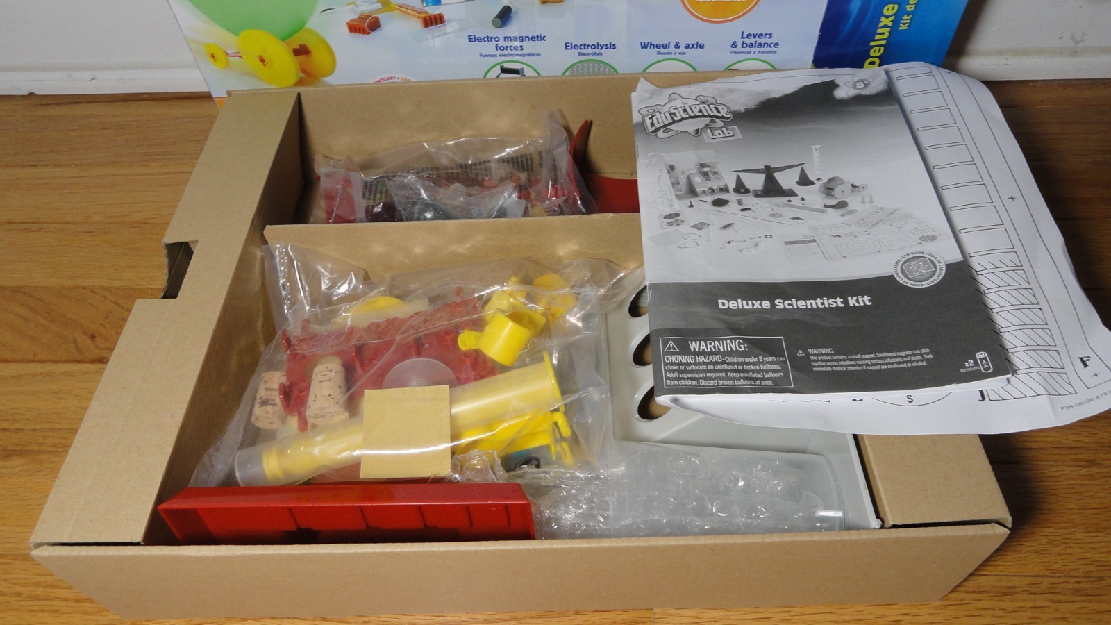 EduScience Lab Deluxe Physics Kit Science STEM New Sealed 8+yes 250+ Experiments