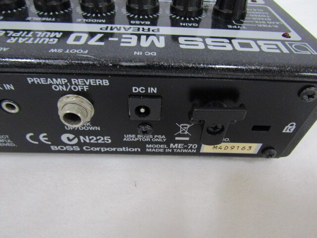 BOSS ME-70 Guitar Multi Effects Processor Tested Working w/ AC Adapter