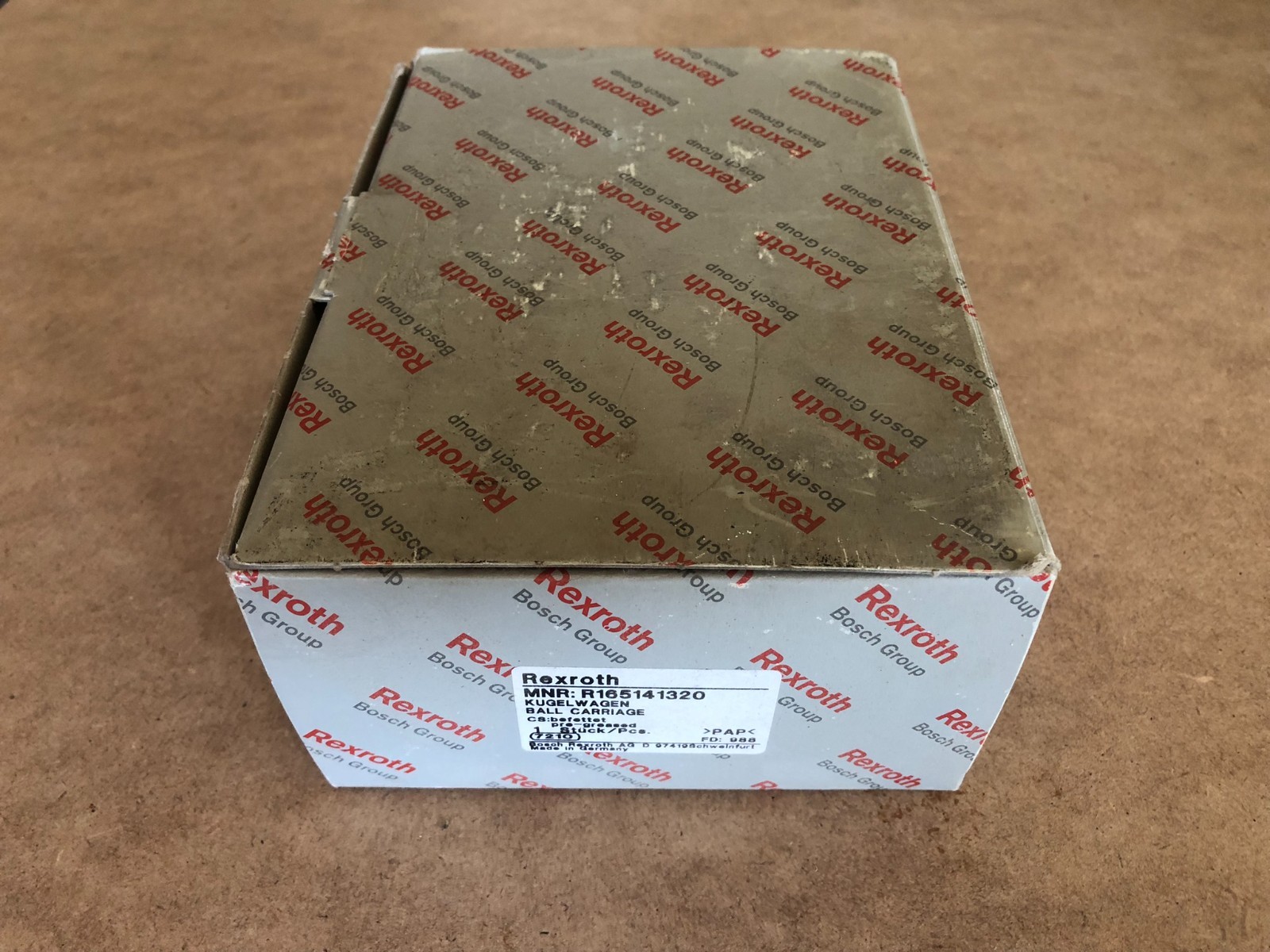 REXROTH R165141320 KWD045 FNS BALL RUNNER BLOCK CARBON STEEL