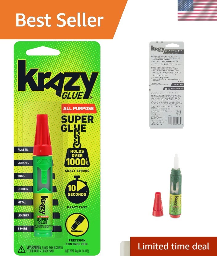 Mess-Free Precision Super Glue Pen 4g - Perfect Adhesive for Versatile Projects