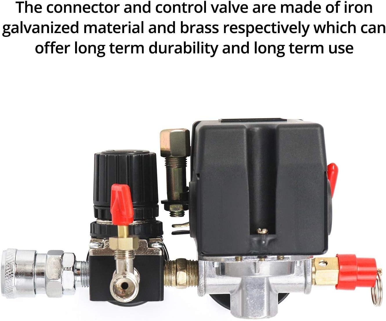 Air Compressor Pressure Switch Control Valve 90-120PSI Pressure Regulator