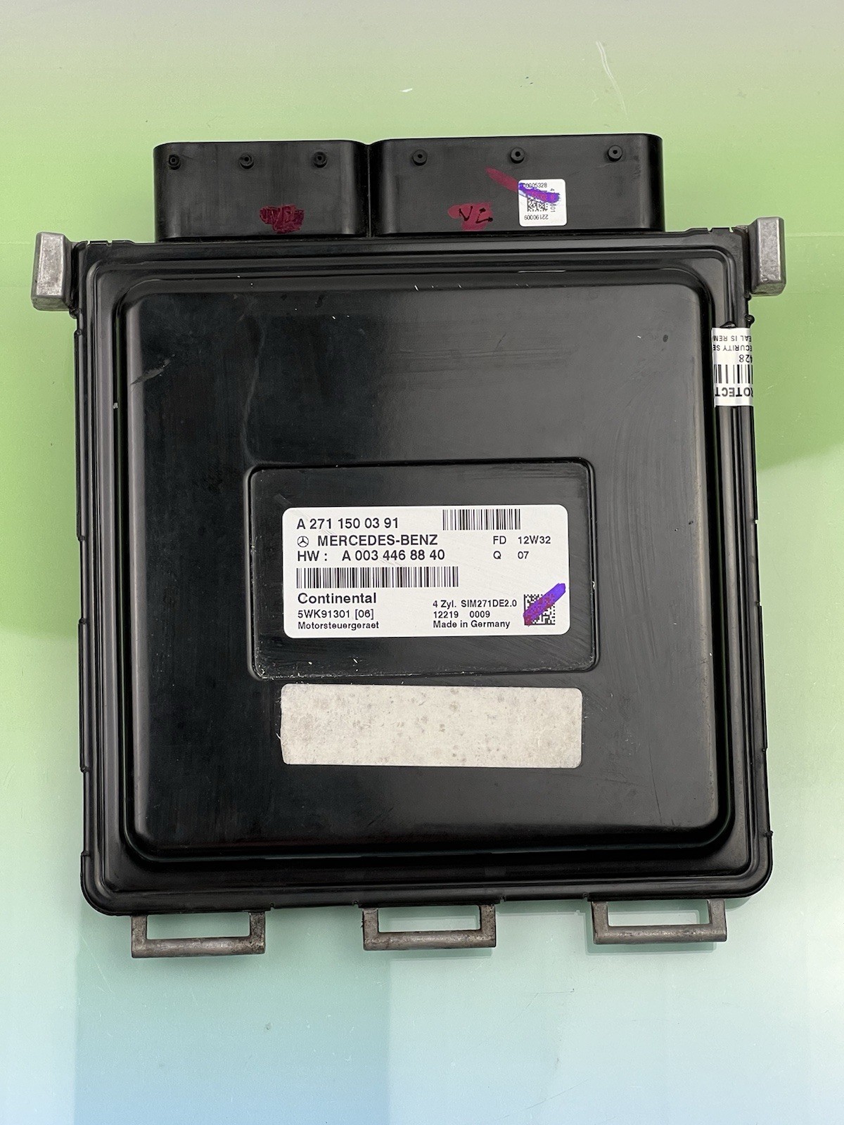 2012-2014 MERCEDES W204 C250 1.8 ECU ENGINE CONTROL MODULE ECM A2711500391 OEM
