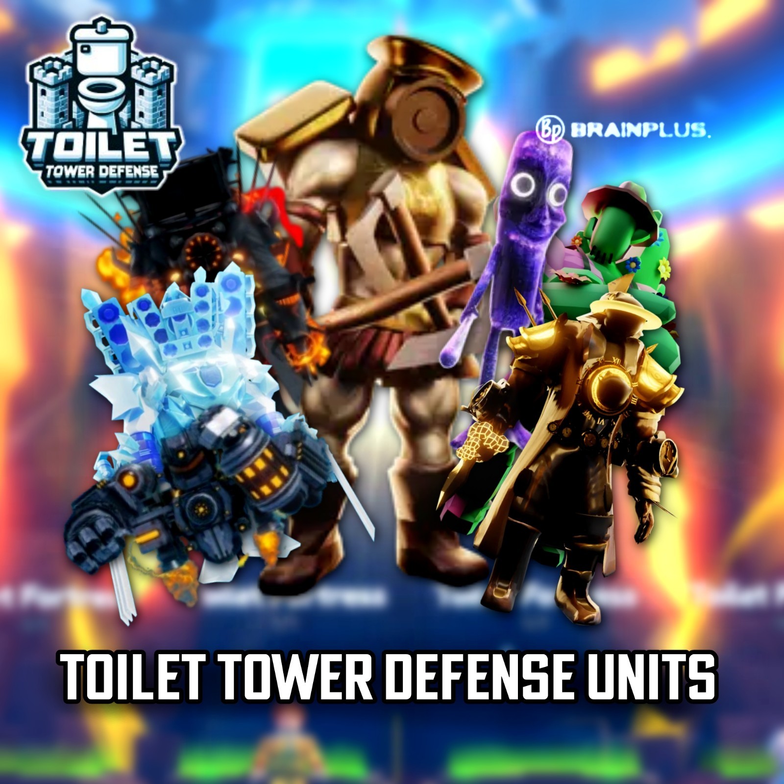 TOILET TOWER DEFENSE - UNIT - SHINY UNITS