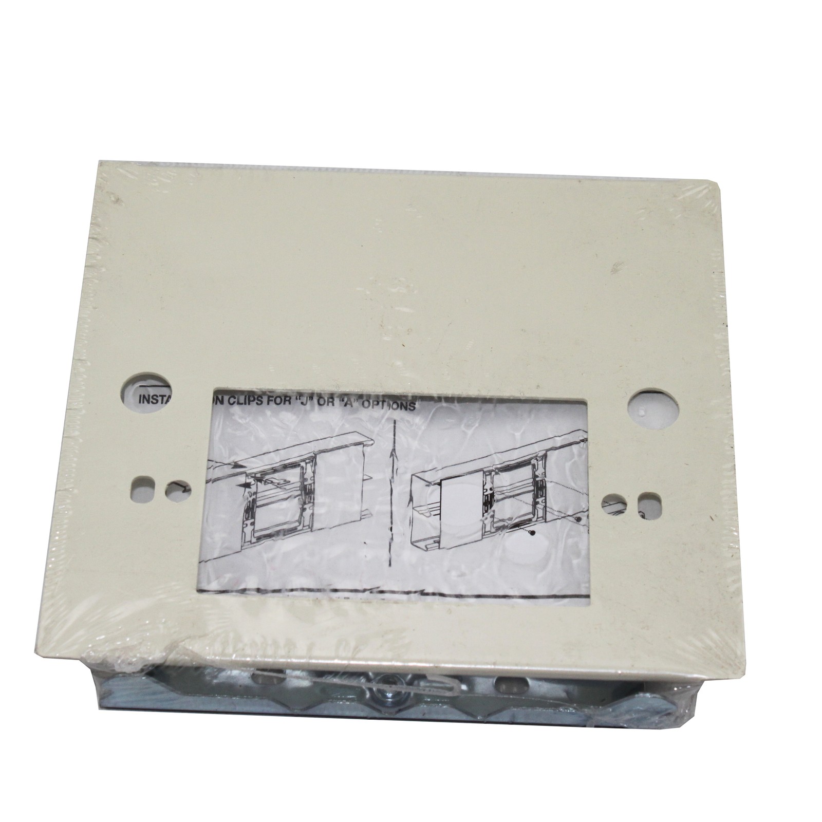 WIREMOLD LEGRAND V4047C-1 SINGLE GANG DEVICE PLATE, SNAP-ON, IVORY