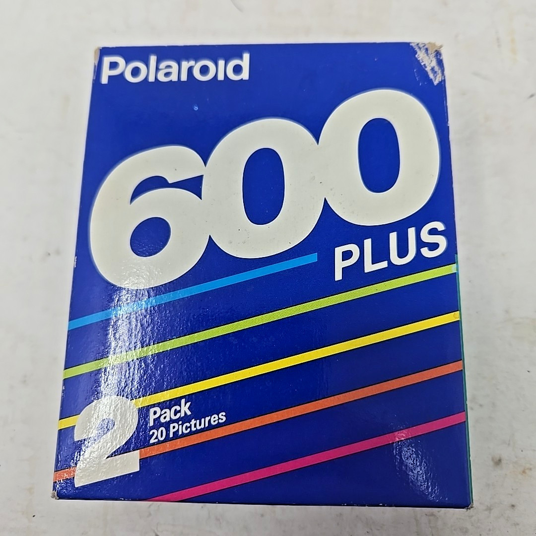 Vintage New Polaroid 600 Plus 2 Pack Instant Color Film 20 Photos Exp. 08/93 NOS