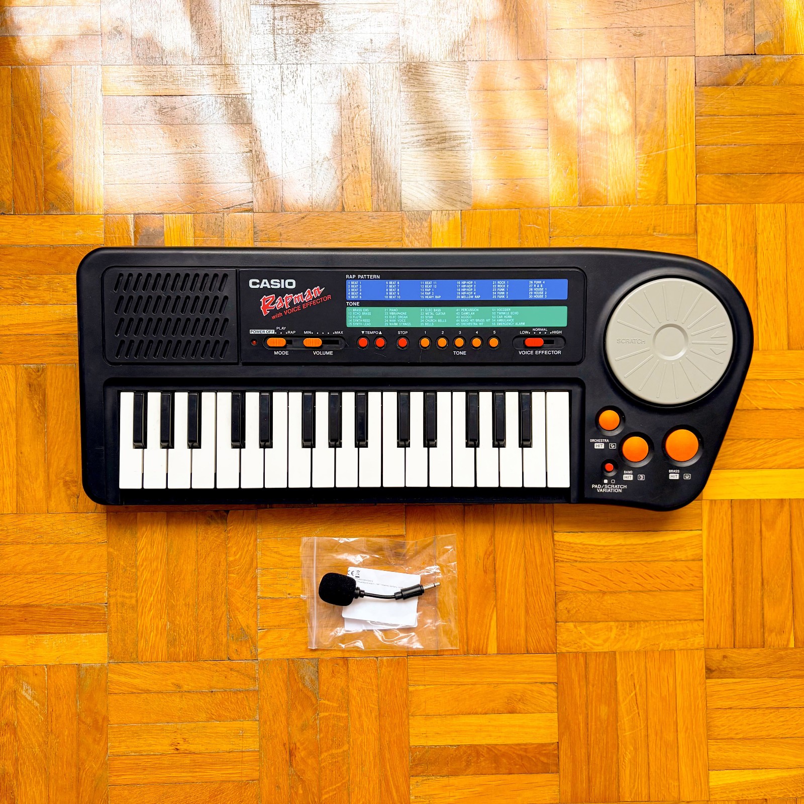 Casio Rapman (Japan,1990) Toy Synth Vocoder and Voice Effector! With microphone!
