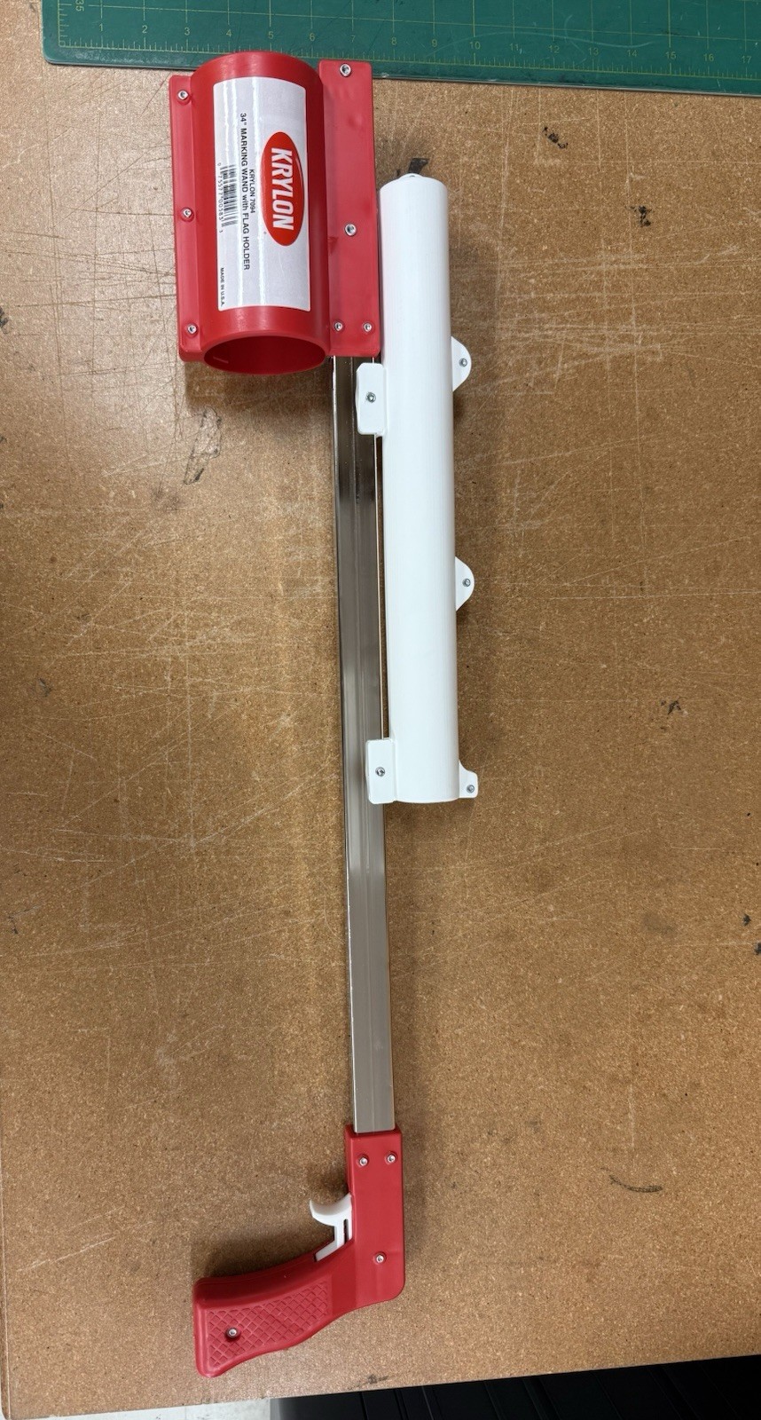 Krylon 34” Marking Wand With Flag Holder