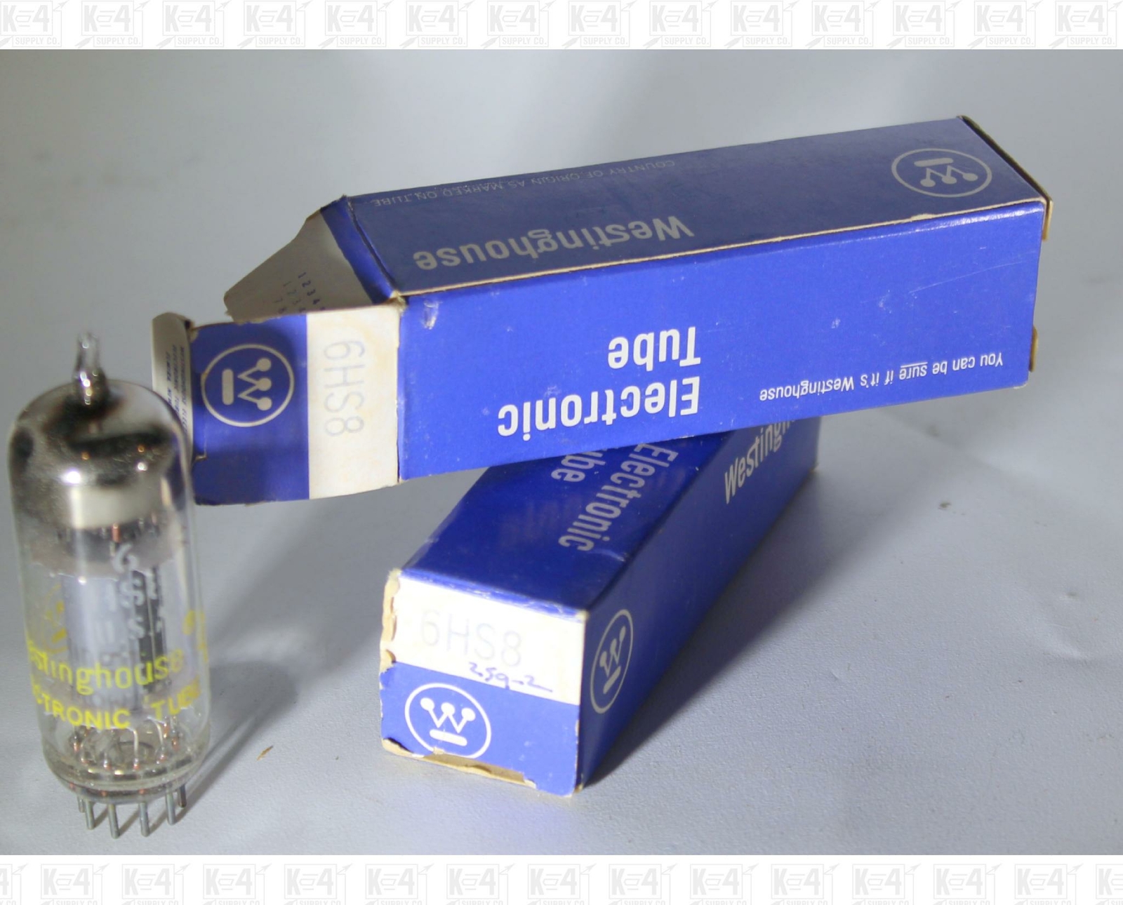 Westinghouse 6HS8 Vacuum Tubes Made In USA NOS Lot Of 2 +Box