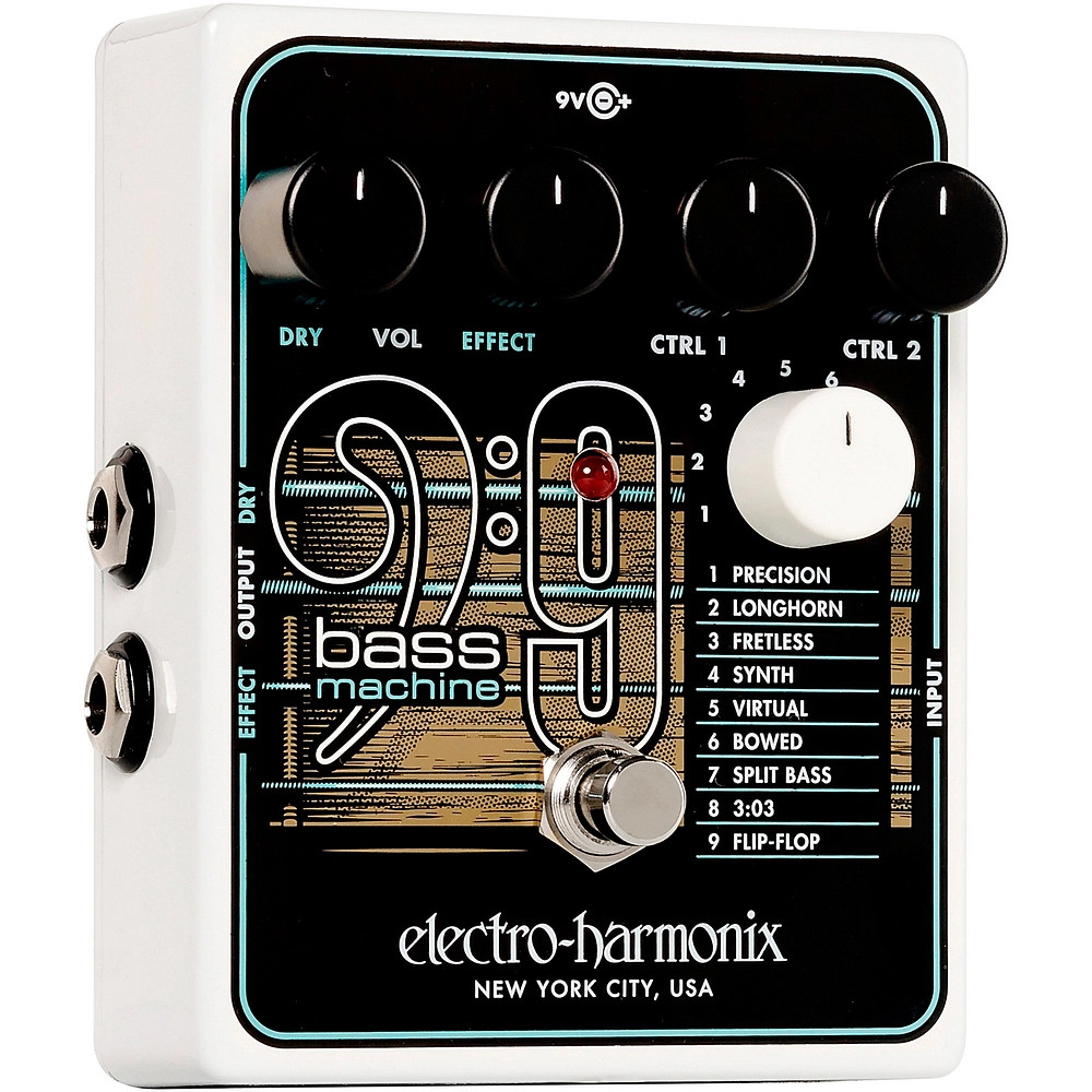 ElectroHarmonix BASS9 Bass Machine Effects Pedal