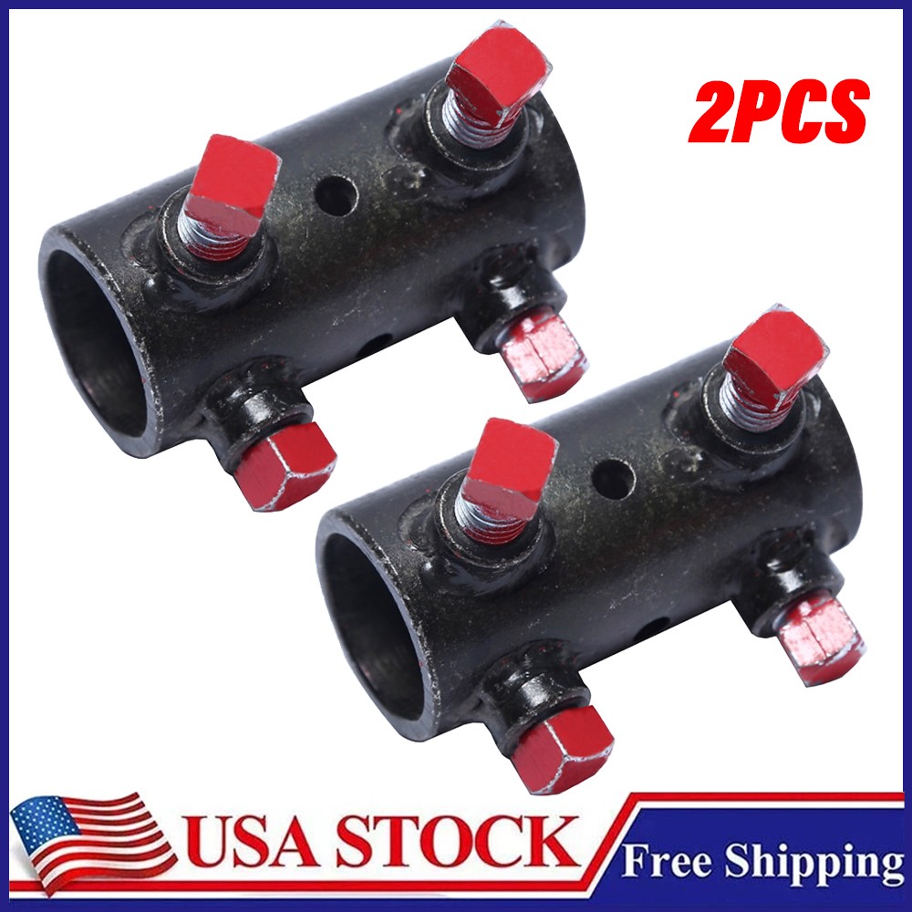 2X Garage Door Shaft Coupler for 1" Hollow Shaft - for torsion rod Free Shipping
