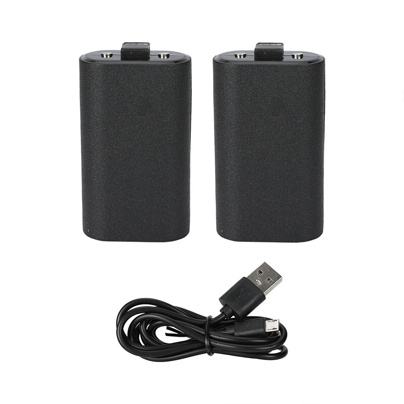 2 For XBOX ONE Controller Play Dual Charging Dock + 4x Rechargeable Battery Pack
