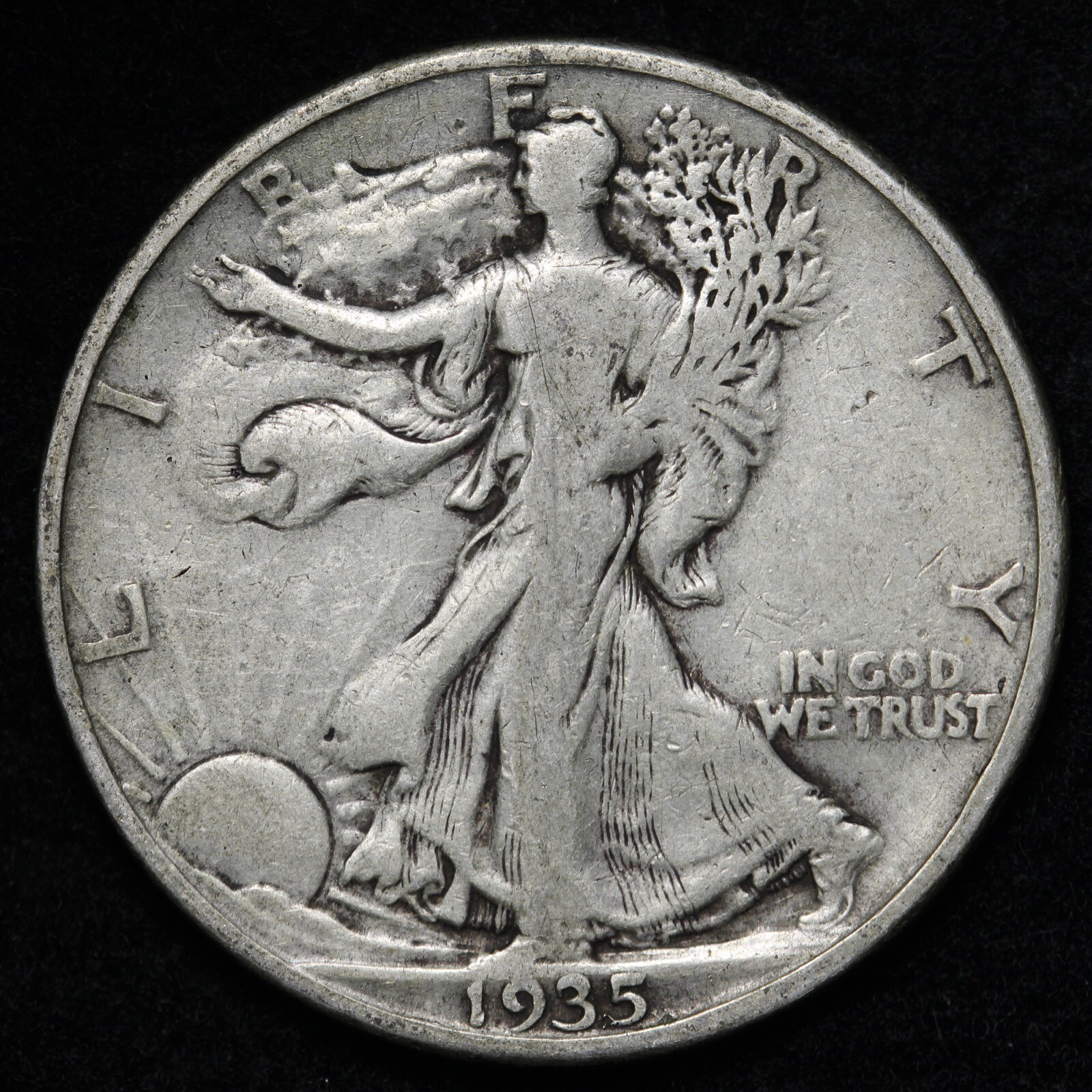 1935-D Walking Liberty Half Dollar Nice Circulated Condition