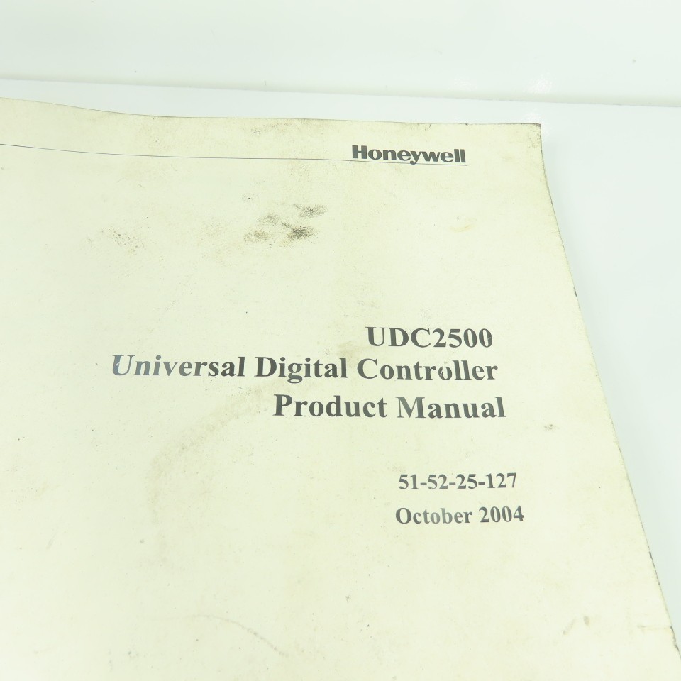 Honeywell UDC2500 Universal Digital Controller Product Manual