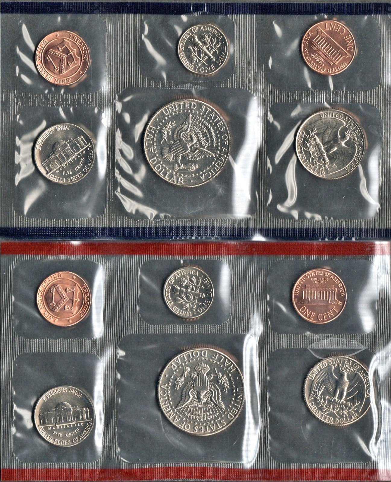 1988 UNCIRCULATED SET IN ORIGINAL US MINT PACKAGING (10 PC)