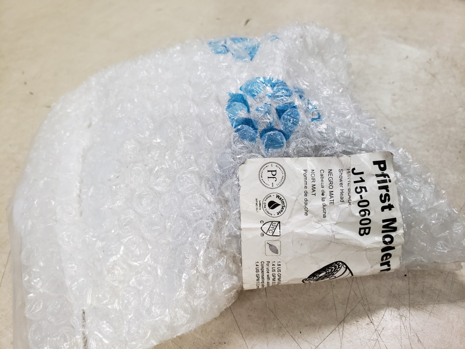 OEM Pfister J15-060B Pfirst Series 1-Function Showerhead - Matte Black