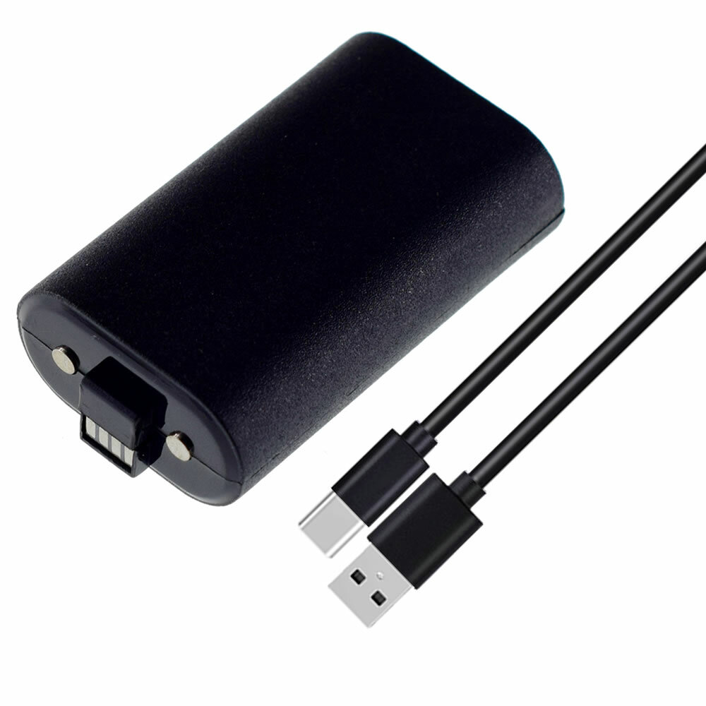For XBox Series X/S Controller Battery 2 Pack + USB-C Charging Cable