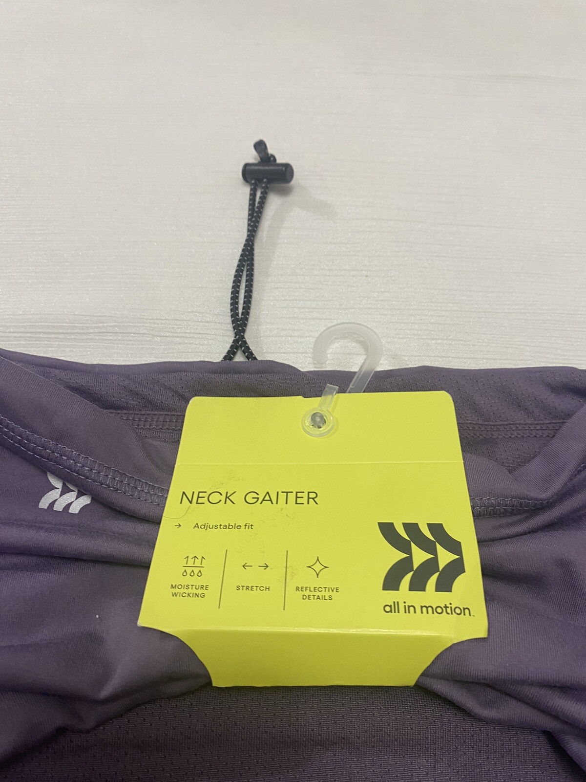 All In Motion - Purple Neck Gaiter Coverage
