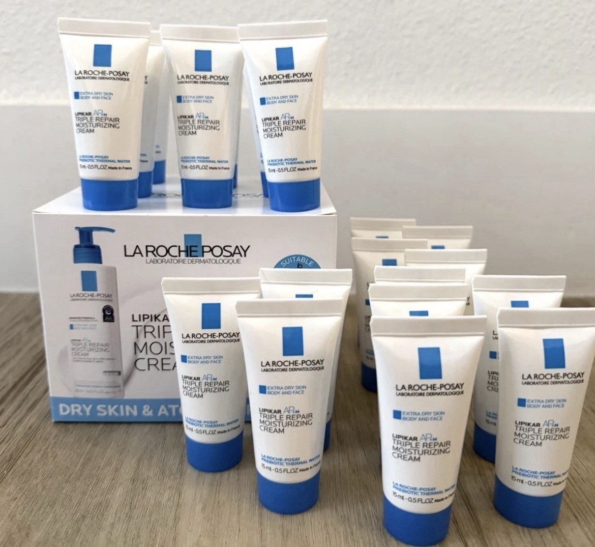 La Roche-Posay Lipikar AP+M Triple Repair Hydrating Cream Sample Pack 20-Pack