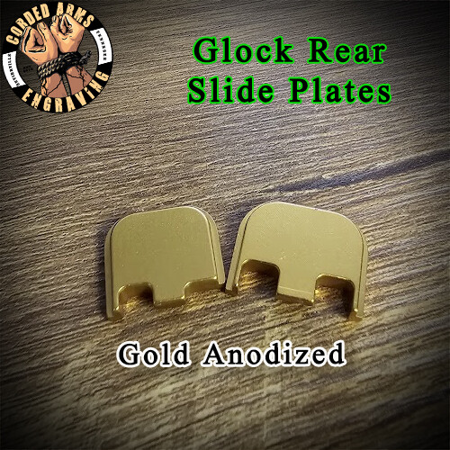 Custom Laser Engraved -Rear Slide Plate Back Plate for FullSizedGlocksGen1-5