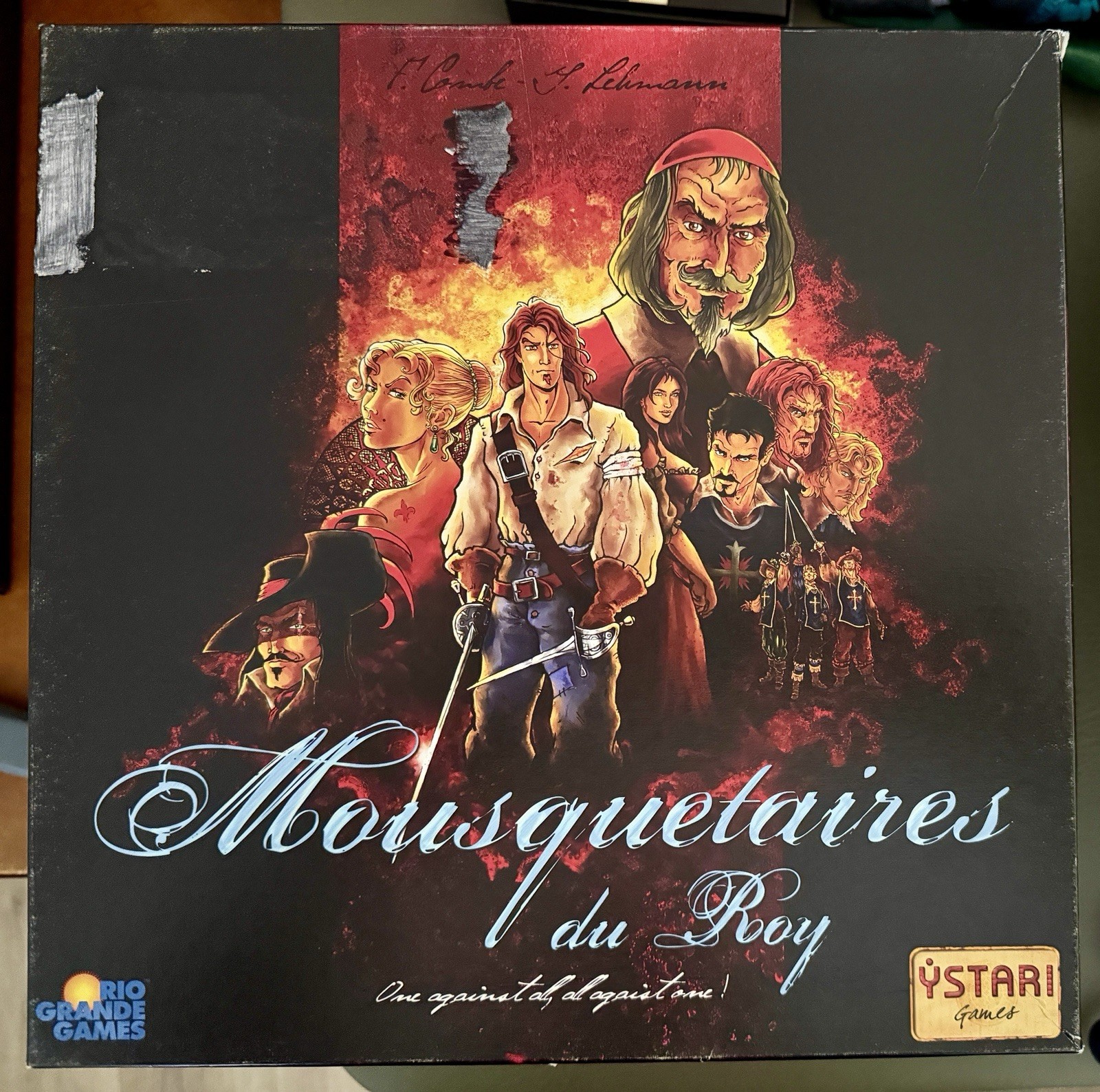 MOUSQUETAIRES DU ROY MUSKETEERS BOARD GAME - Box Has Some Wear - Complete - Mint