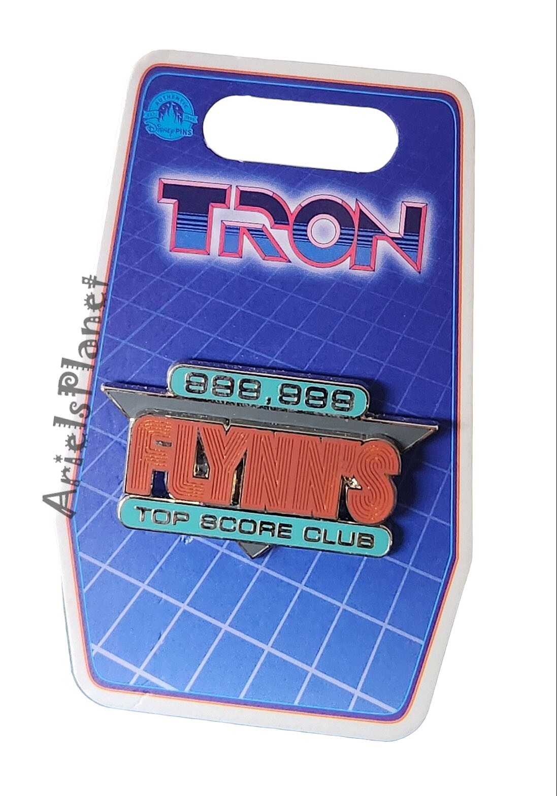 Disney Parks Magic Kingdom's Tron Flynn's Top Score Club Pin
