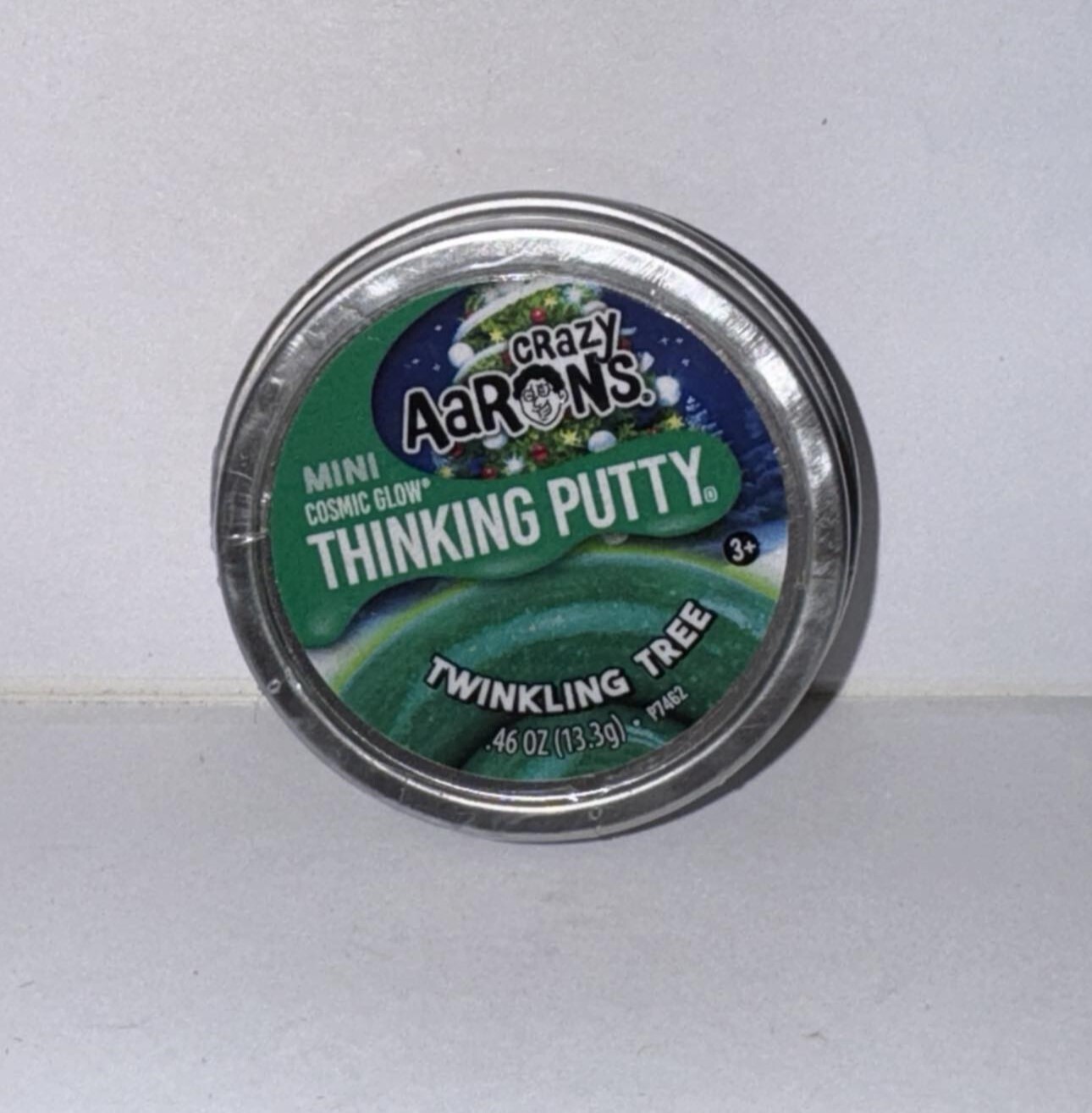CRAZY AARON'S Mini Thinking Pty ~ USA~ Twinkling Tree COSMIC GLOW Tin ~ SEALED