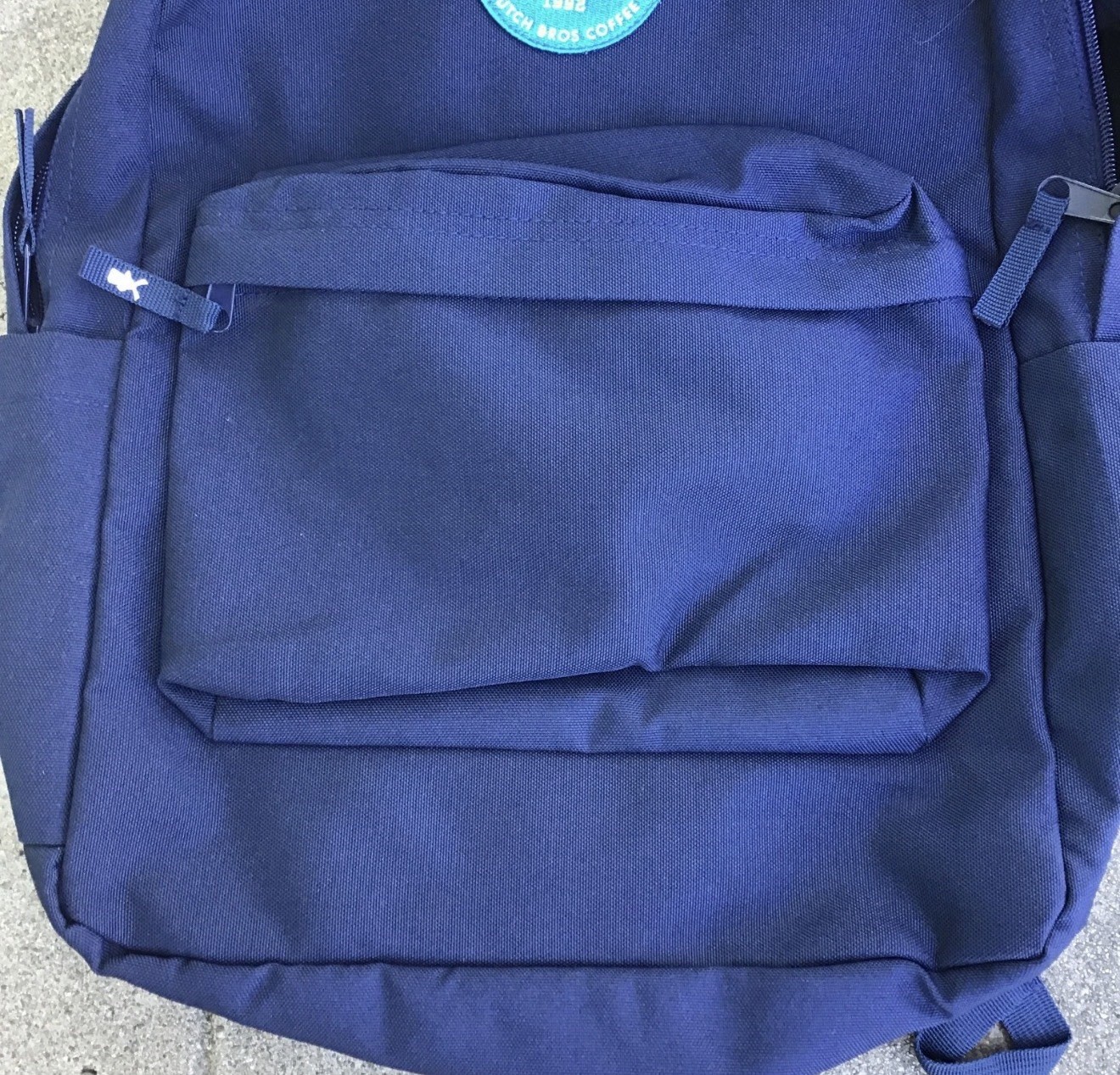 Dutch Bros Navy Blue Backpack Rare