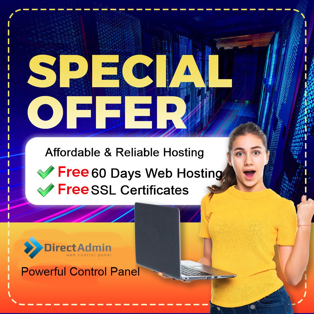 DirectAdmin Budget Web Hosting – Lightning Speed – 24/7 Support