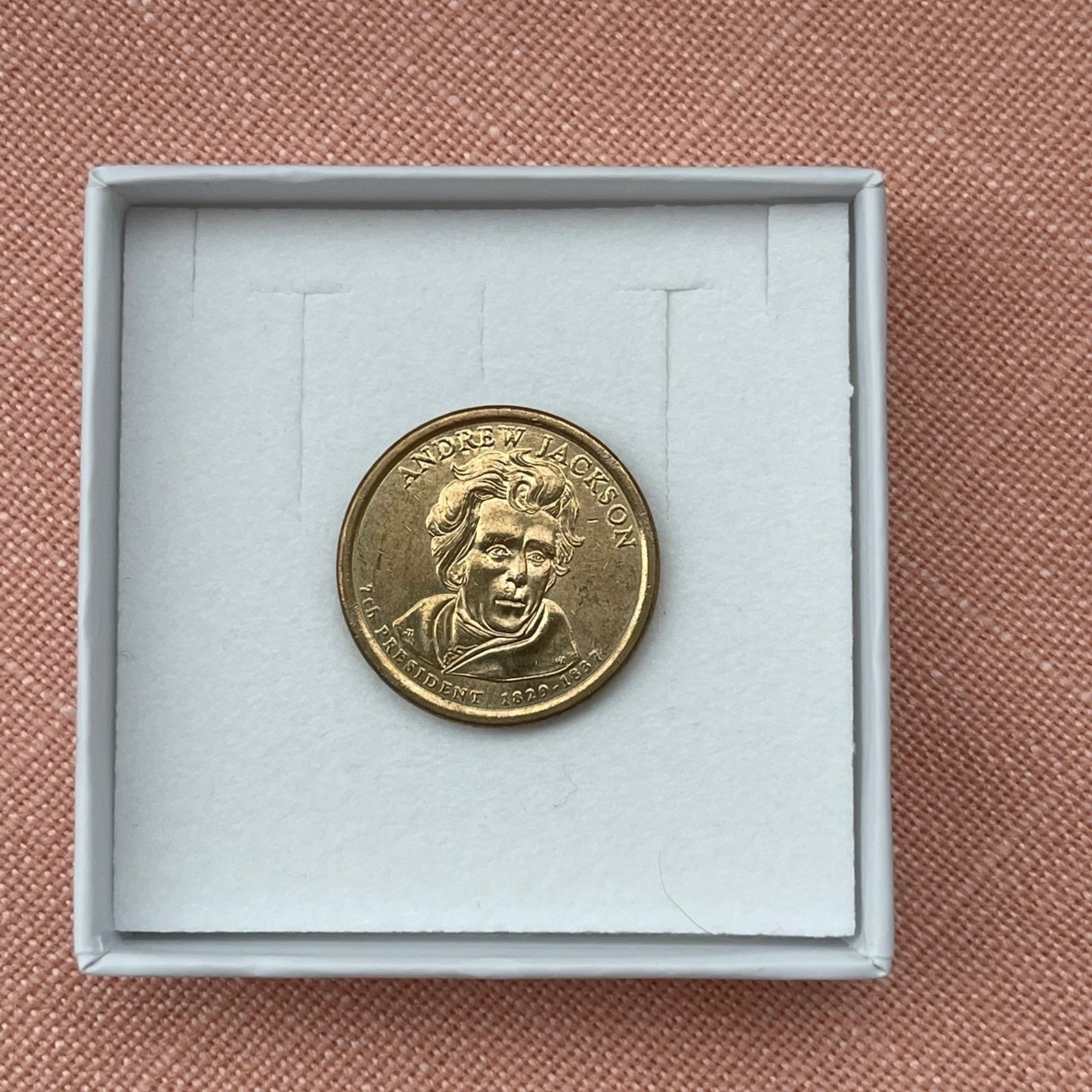 Andrew jackson dollar coin 2008 1829-1837