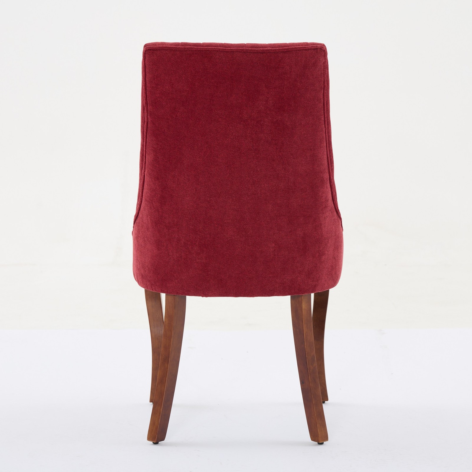 Rayon Cloth Flocking Linen Dining Chairs Channel Kitchen Dinner Chair Comfy Fa