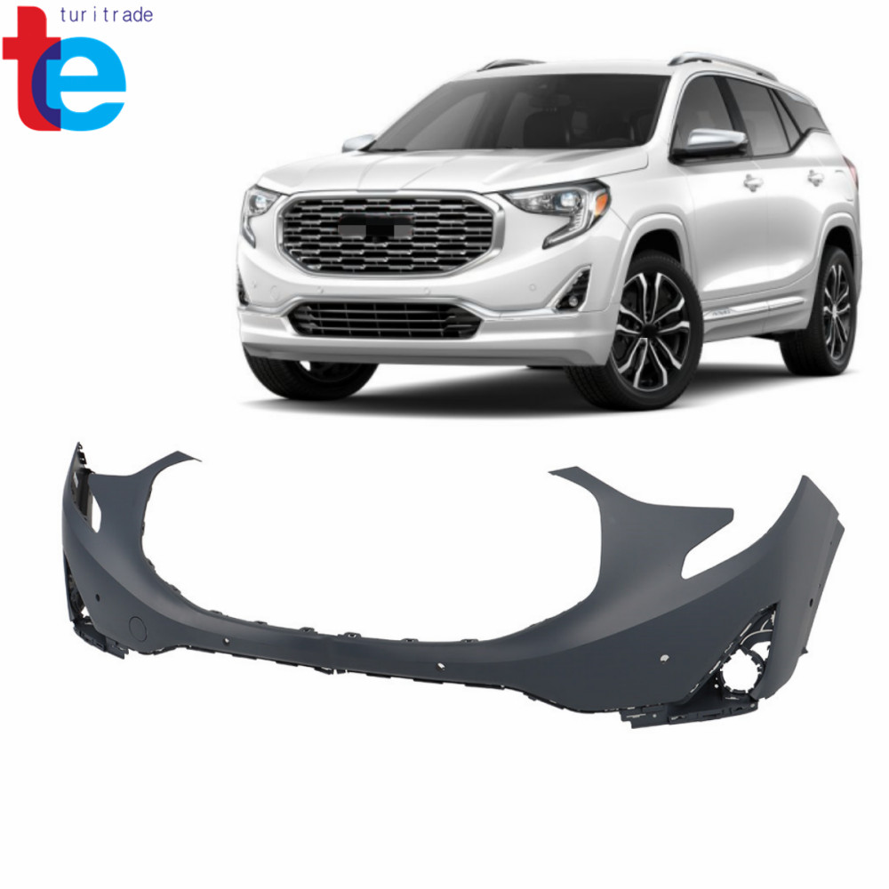 Primed Front Bumper Cover With Park Assist For GMC Terrain 2018 2019 2020 2021