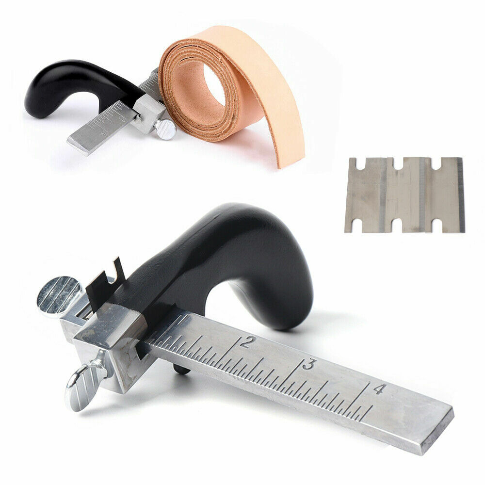 Leather Strap Cutter Splitter Machine Leather Belt Strip Cutting Skiver Tool