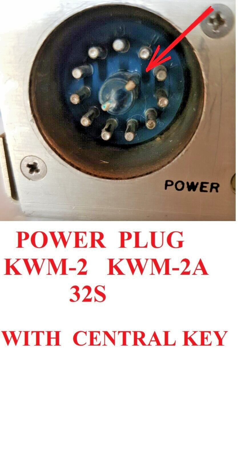 Collins MP-1 MP1 Mobile Power Supply Cable 11 Pin to COLLINS KWM-2 KWM2A 32-S