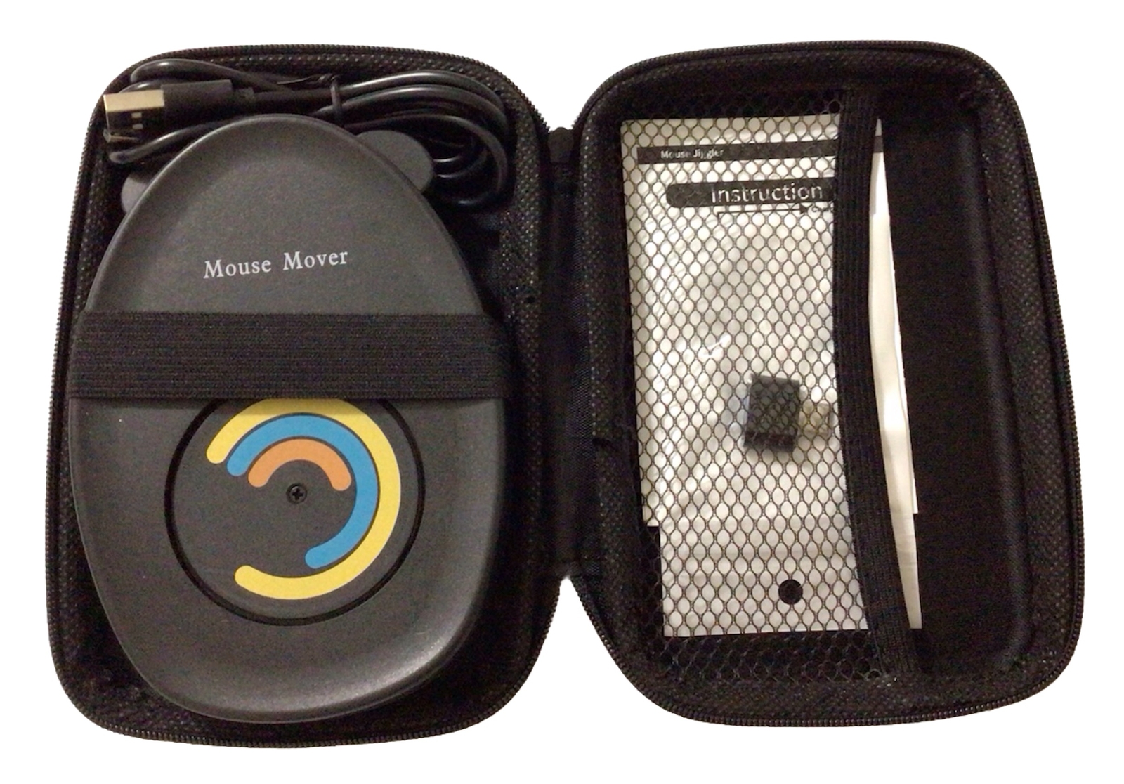 Mouse Mover Jiggler with Button Virtual Mouse Mover for Computer Awakening