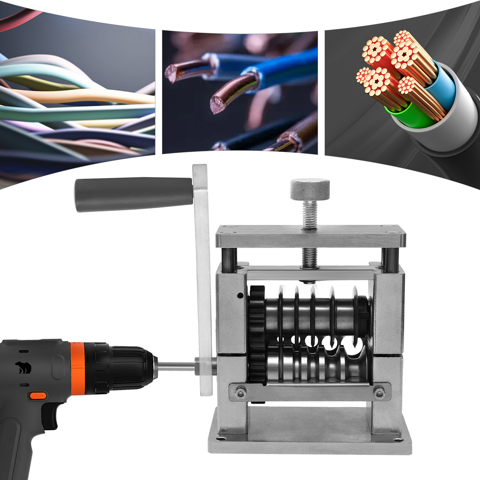 Manual Cable Wire Stripping Machine Wire Stripper Wire Stripping Tool 3.4-17mm