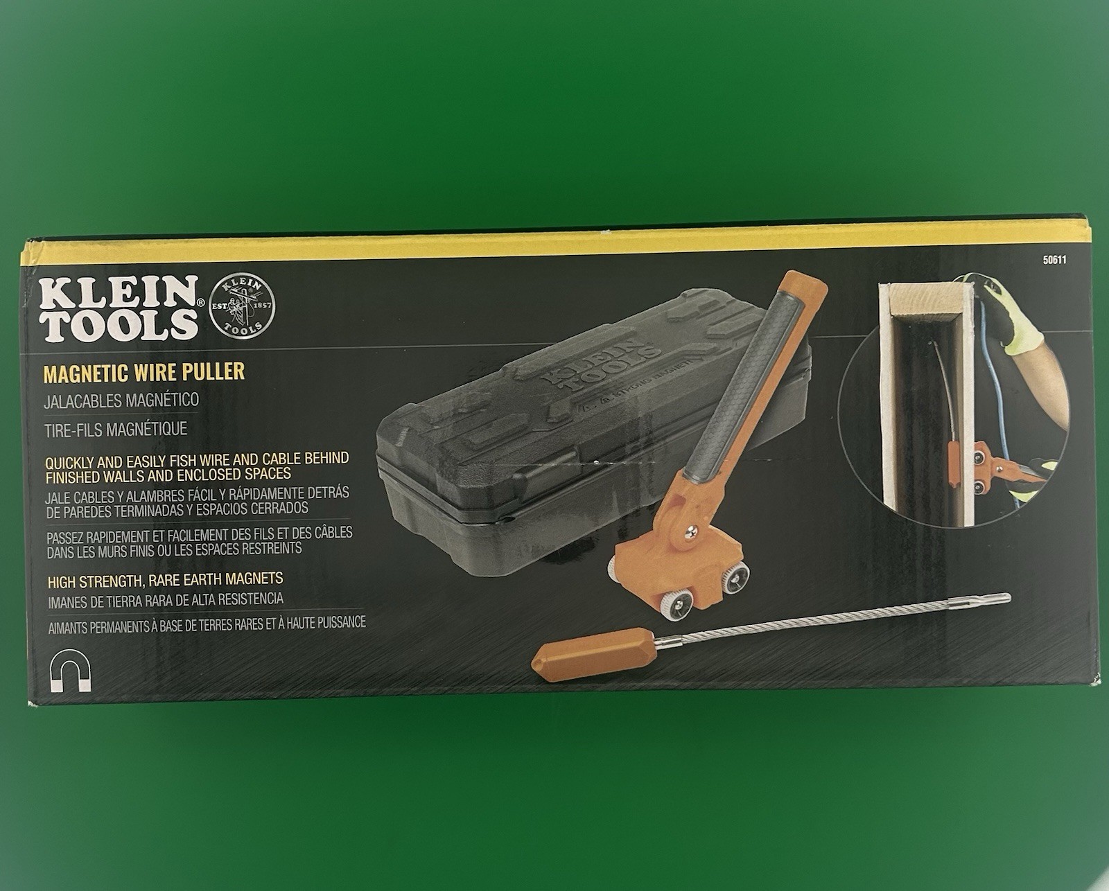 🔥NEW🔥 Klein 50611 Magnetic Wire Puller New In Box