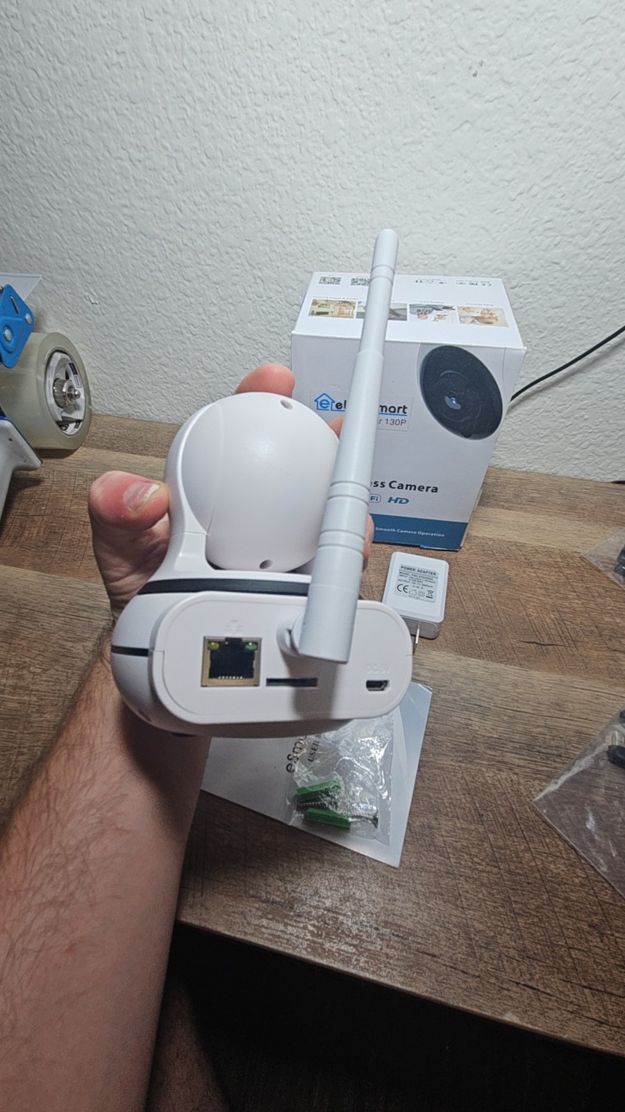eLinkSmart Star 130P Wireless Security Camera WiFi 1080p IP Camera Open Box