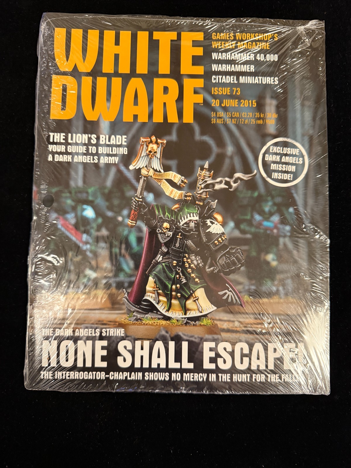 Games Workshop Warhammer 40K White Dwarf Weekly Magazine Issue 73 SEALED