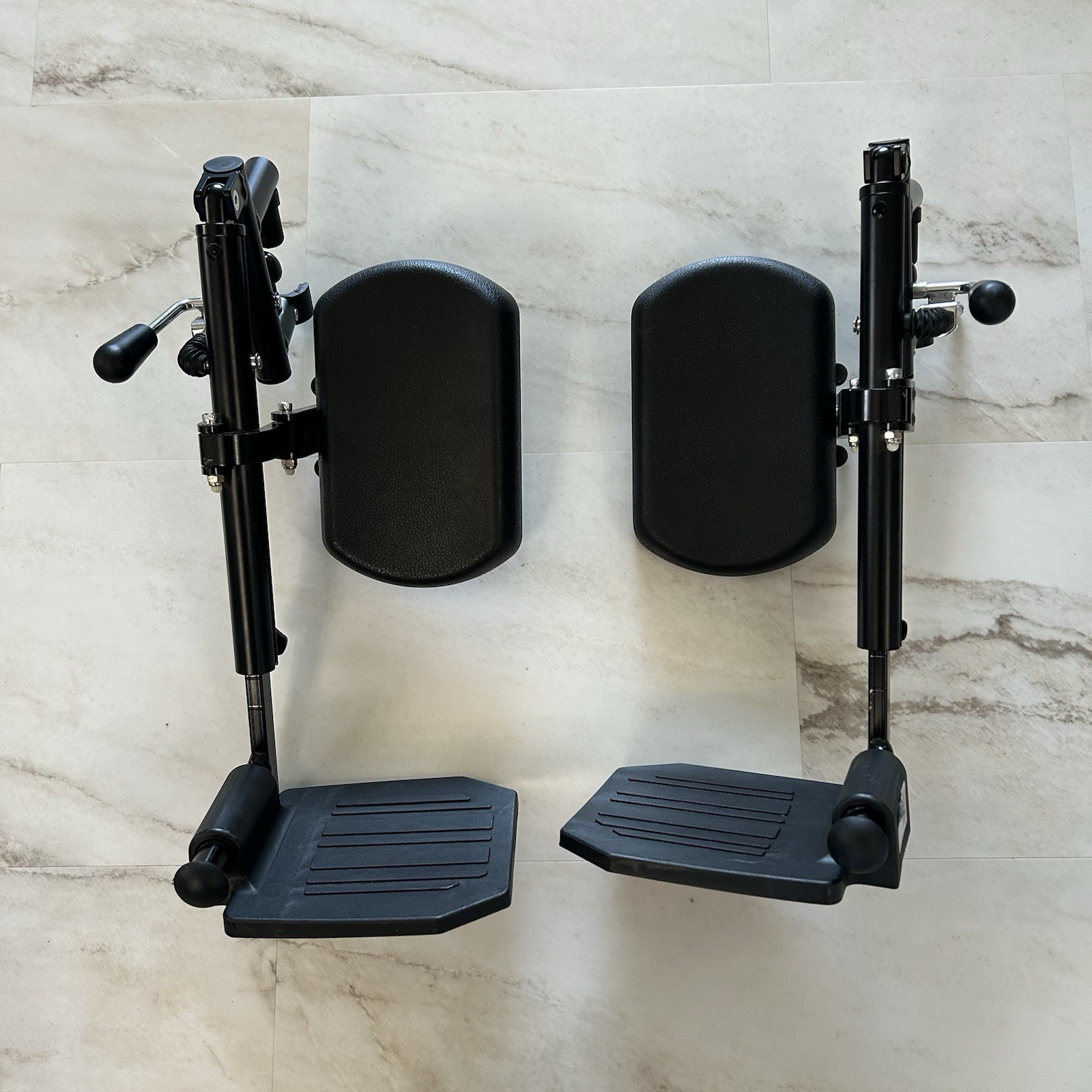 Inspired by Drive Wheelchair Footrests Set of 2 Adjustable Black VGC KGA-ELR-2G
