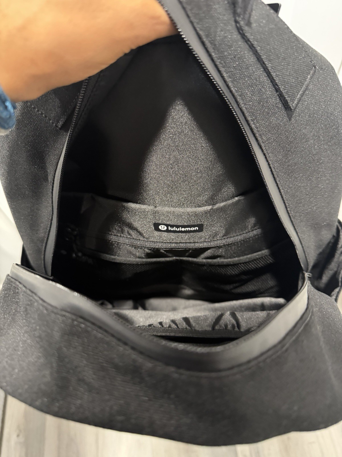 lululemon Command the Day Backpack Black Nylon Fits 15" Laptop 4 Pockets