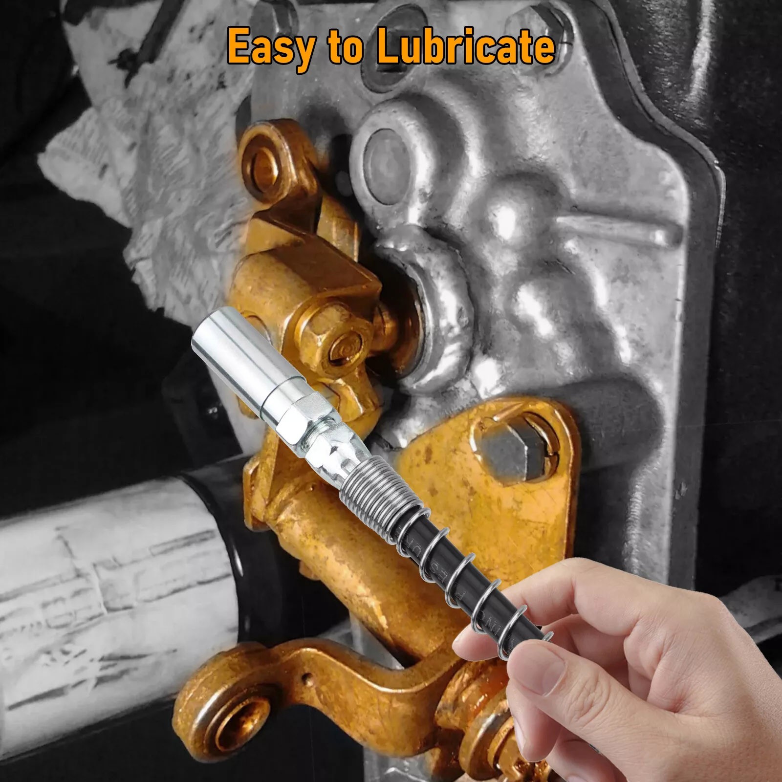 1 Set Grease Nozzle Adapter Grease Gun-Accessory 90 Degree Coupler Adapter Tool