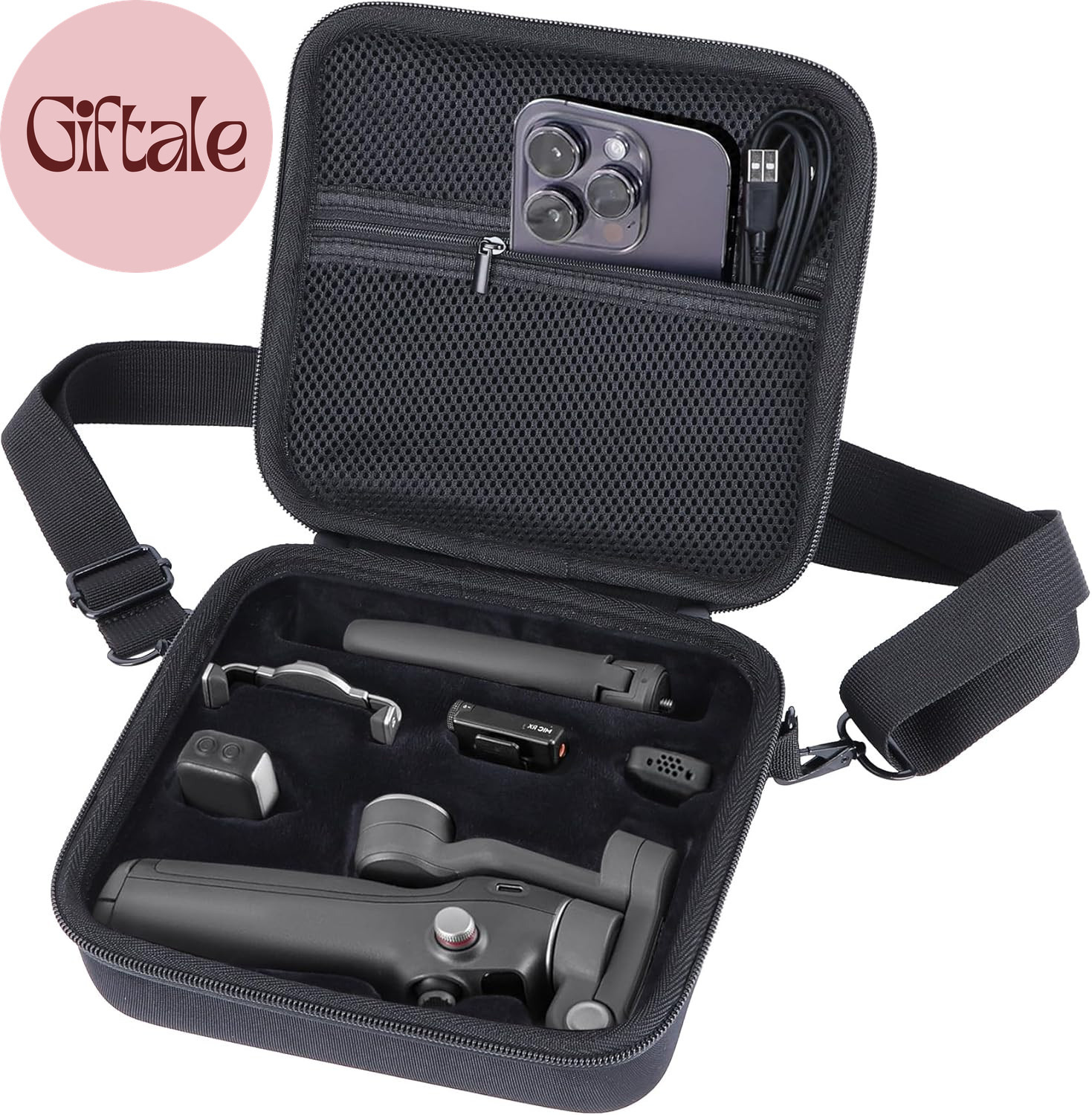 Storage Case Compatible with DJI Osmo Mobile 8 / 7P / 7 Gimbal Stabilizer Access