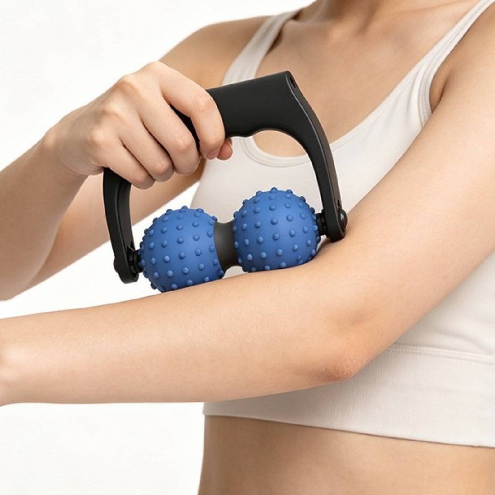 Double Ball Massager Long-Lasting Textured Muscle Massager Ergonomic for Home