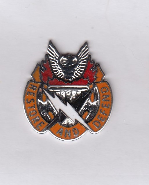 US Army 1107th Signal Brigade crest DUI badge G-23